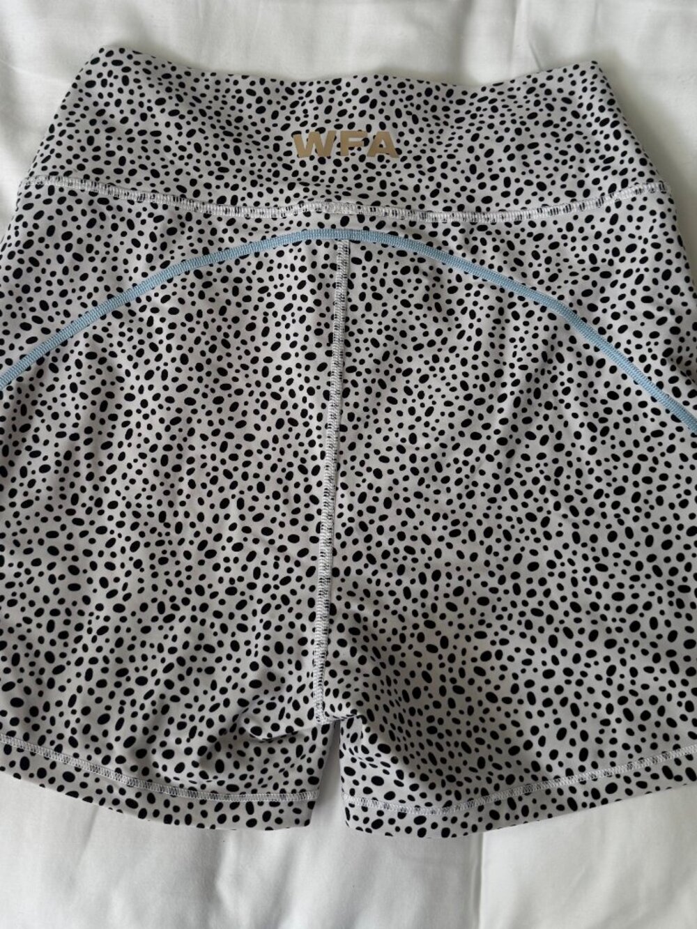 White Fox Active Dalmatian Biker Shorts Size M